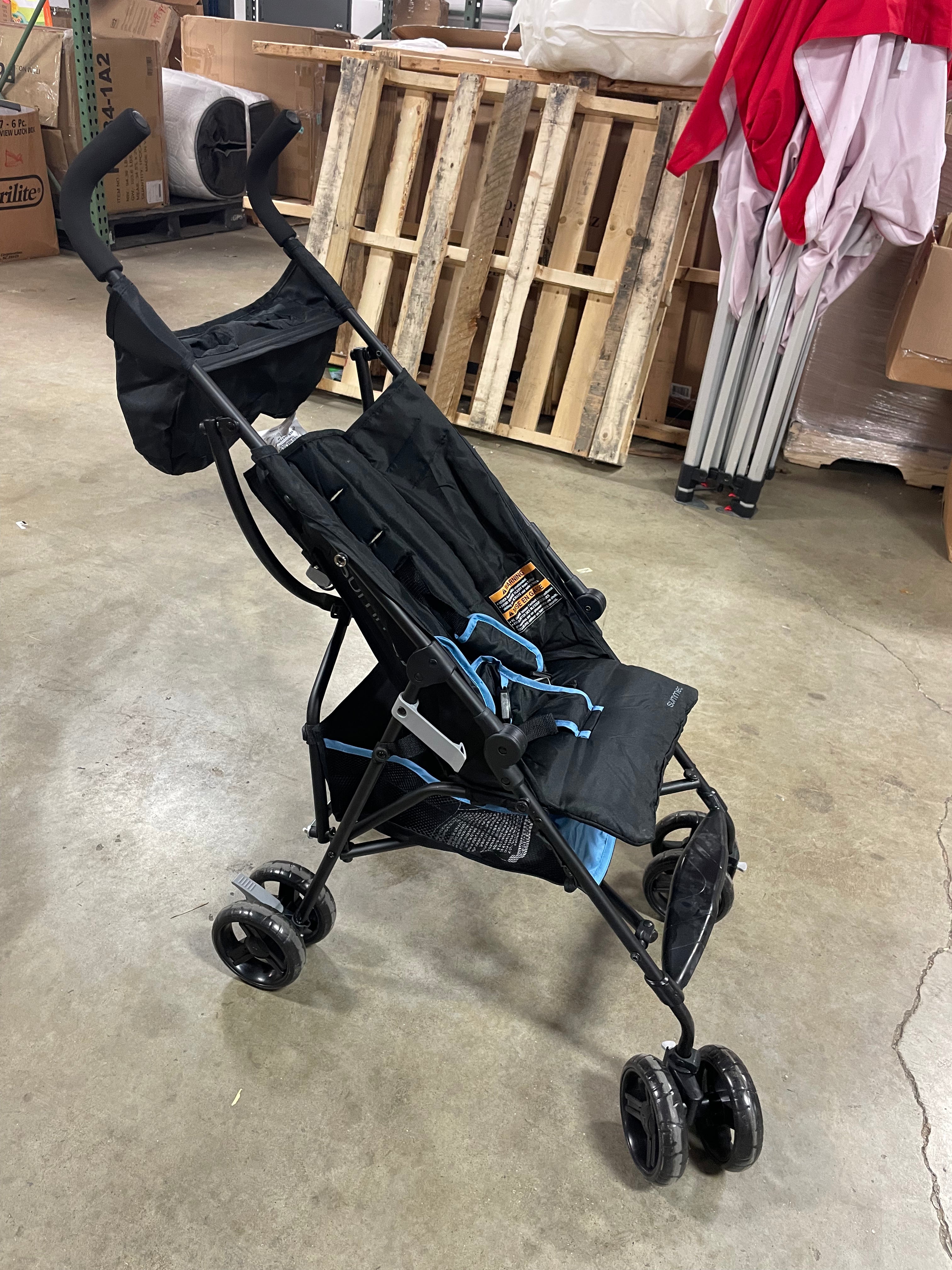 3D mini Convenience Stroller Lightweight Compact Fold w/ Sun Visor