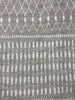 Neutral Moroccan Rectangular Woven Indoor Outdoor Rug