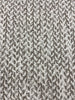 Washable Weave Herringbone Runner Rug Cream