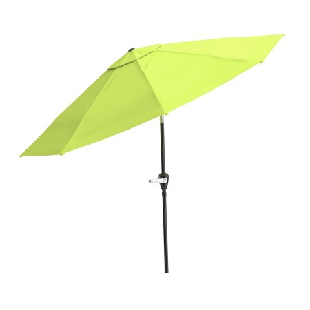 10-Foot Outdoor Tilting Patio Umbrella, Lime