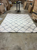 Berber Shag Collection BER215B Ivory / Grey Rug