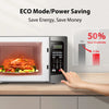 Countertop Microwave, Smart Sensor, 12 Auto Menus, Mute Function, Black