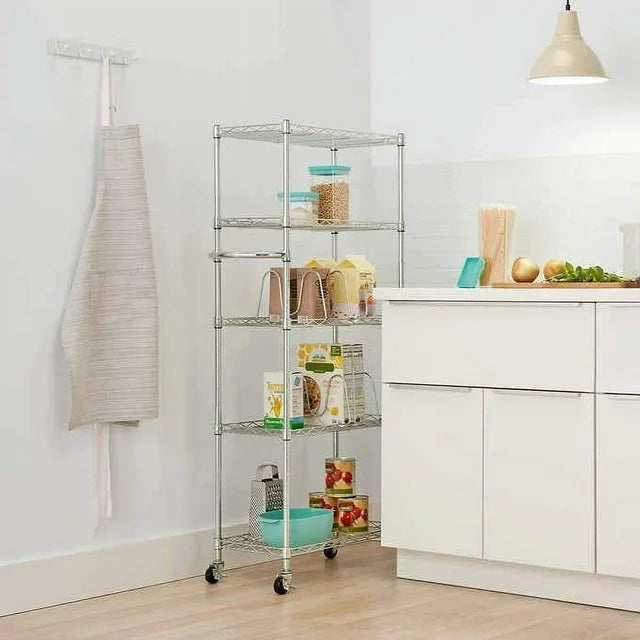 Basics EcoStorage 5-Tier NSF Certified Pantry Rack