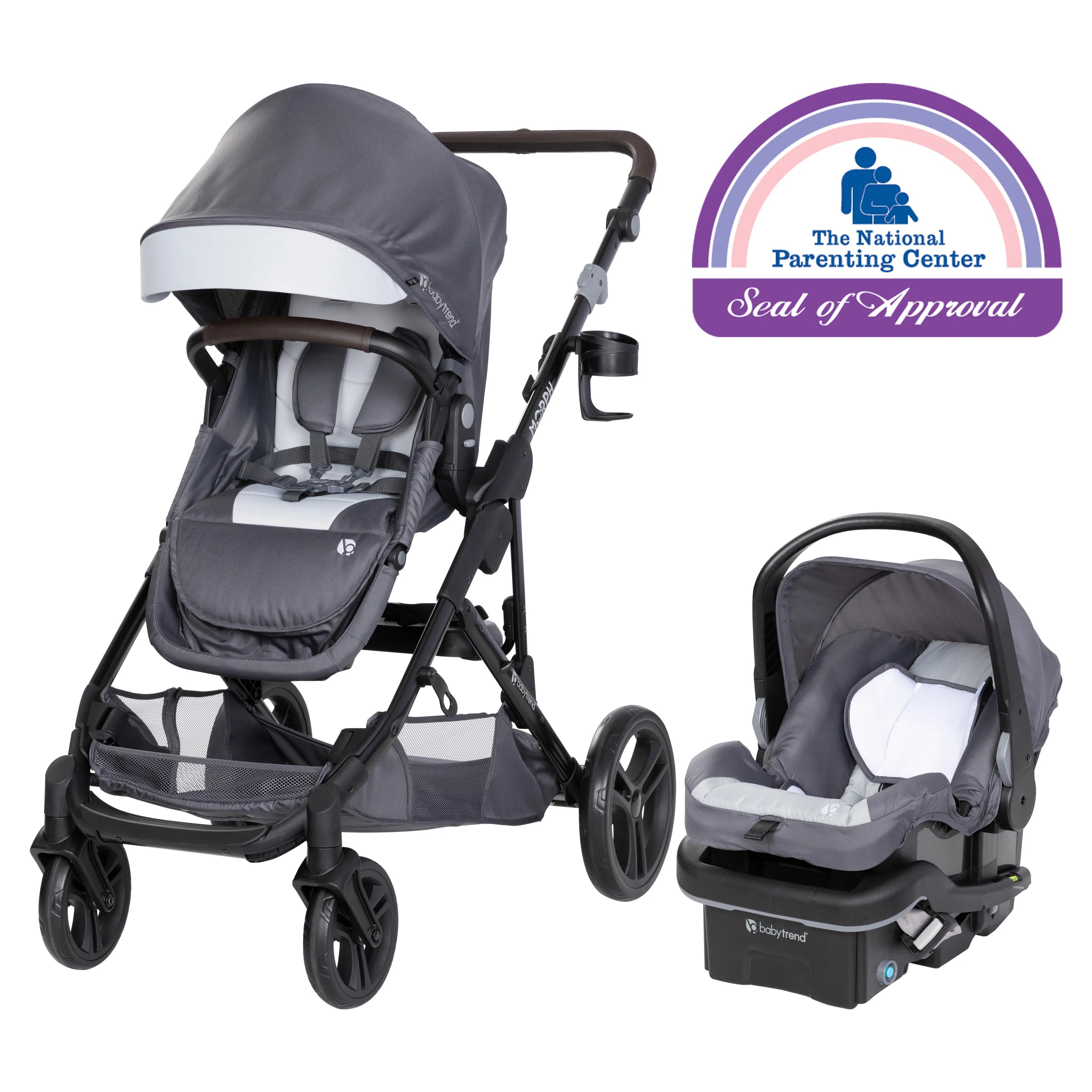 Single to Double Modular Stroller Travel System