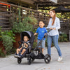 Single to Double Modular Stroller Travel System