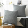 2 Pack Euro Sham Covers Euro sham 26x26 Grey