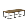 Thrapst Faux Leather Upholstered Bench