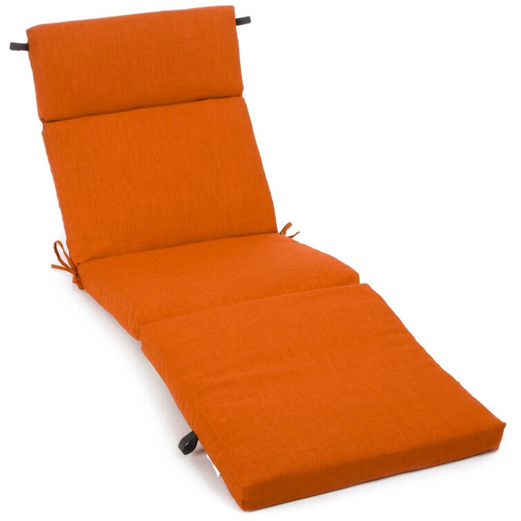 1 Piece Outdoor Seat/Back Cushion 24'' W x 44'' D