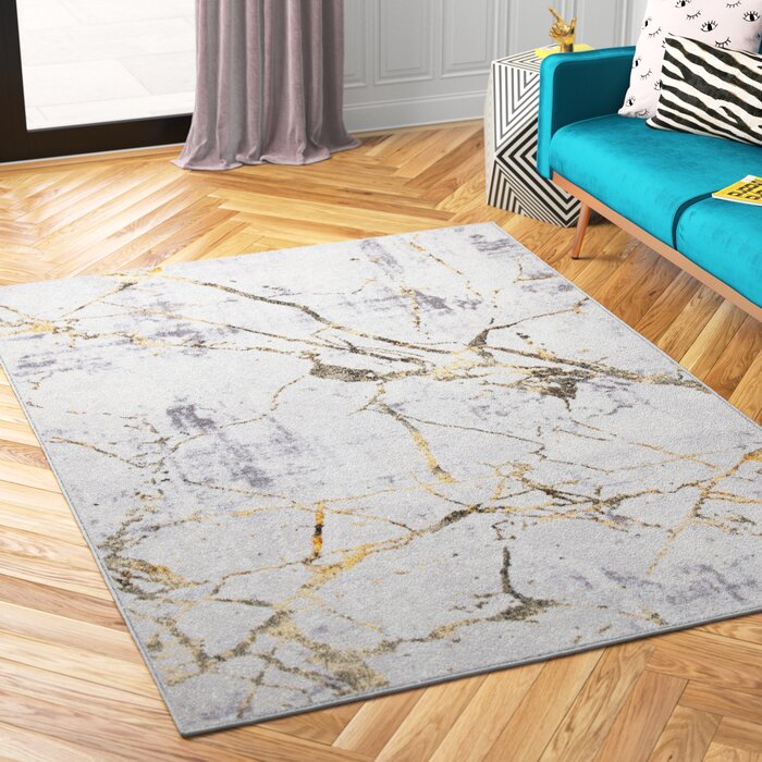 Tobias Grey / Gold Rug, Rectangle 9' x 12' – Salvage & Co Indy