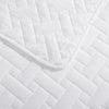 Raffia Solid Cotton Reversible Quilt Set - King