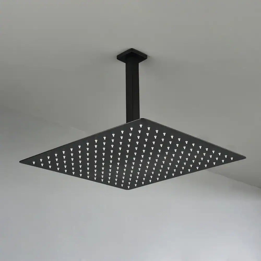 Toni High Pressure Rain Shower Head - Matte Black