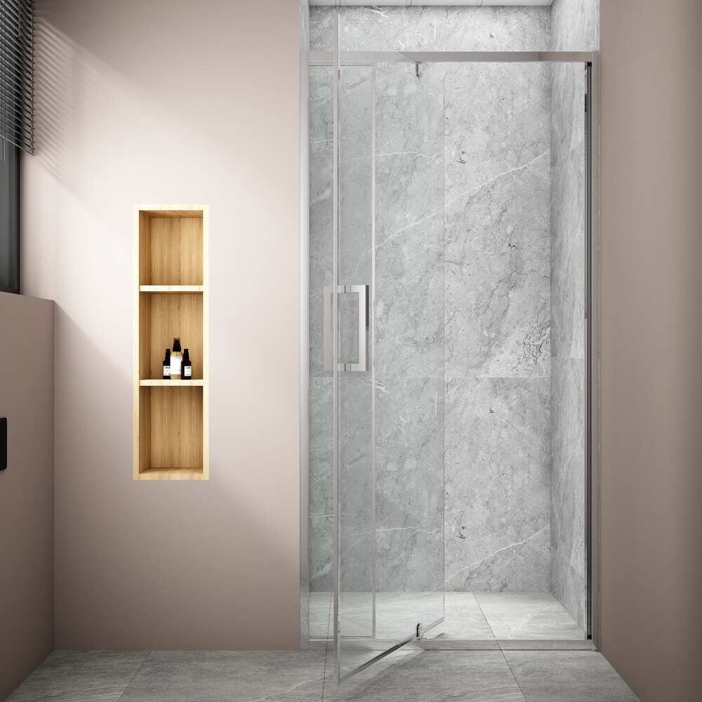 Semi-frameless Pivot Shower Door