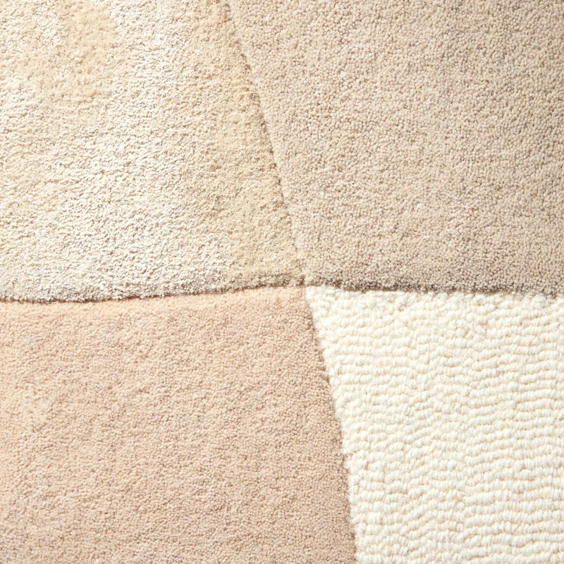 Luxe Oslo Abstract Colorblock Handcrafted Area Rug, 5'x7'