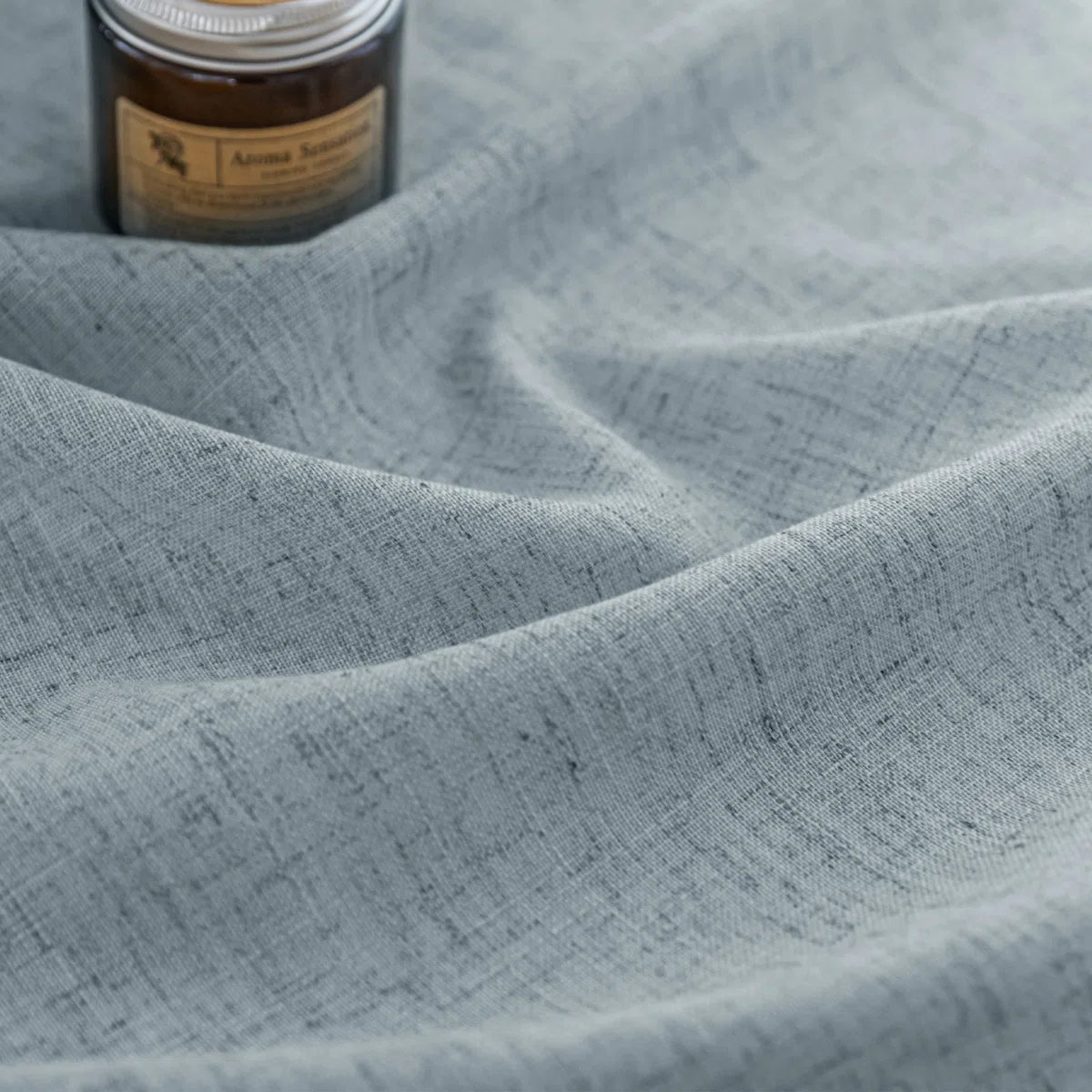 Toyoko Linen Blended Semi-Sheer Back Tab Curtain Pair (Set of 2)