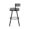 Black Traci Swivel Counter Stool