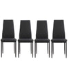 Tufted Leather Parsons Chair