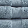 Blue Turkish 6 Piece 100% Cotton Oversized Towel Set
