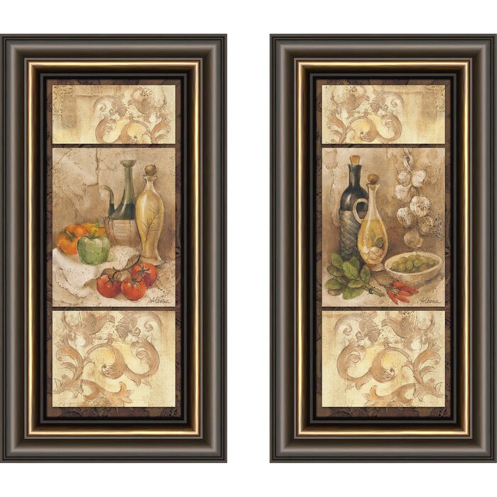 Tuscan Kitchen I Framed On Paper 2 Pieces Print