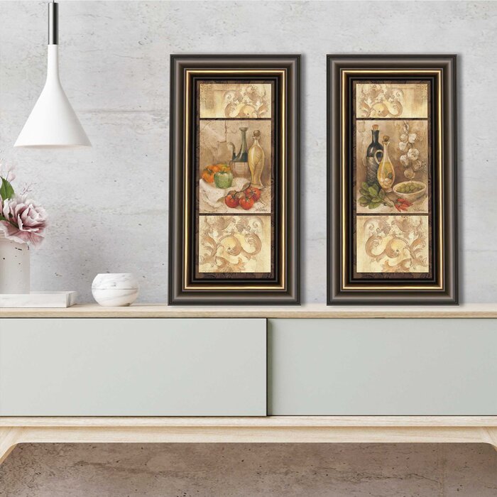Tuscan Kitchen I Framed On Paper 2 Pieces Print