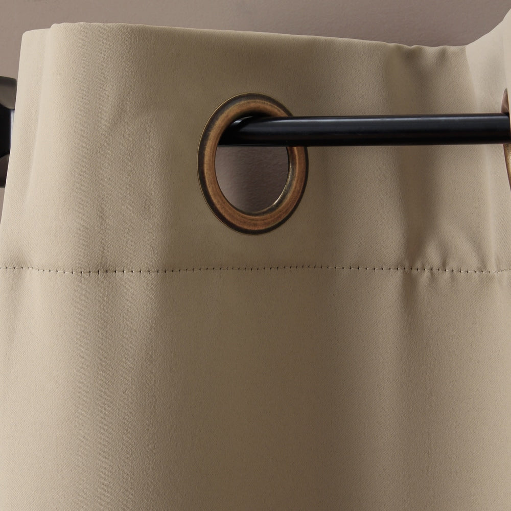Ultimate Blackout Grommet Top Curtain Panel - Sand – Salvage & Co Indy