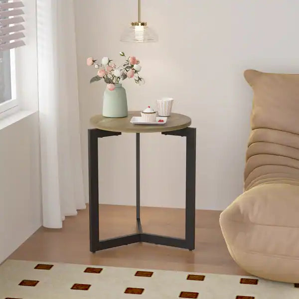 Triangle Bracket Leg Sofa Table-SHOWROOM ITEM