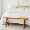 Ember Narrow Solid Wood A-Frame Bench