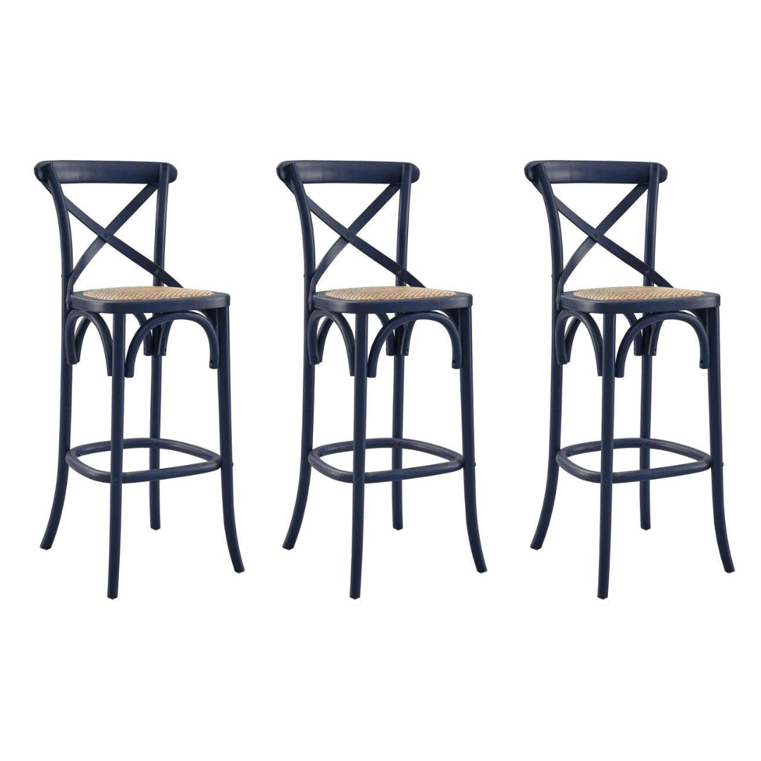 SET OF 3 Gear Counter Stools