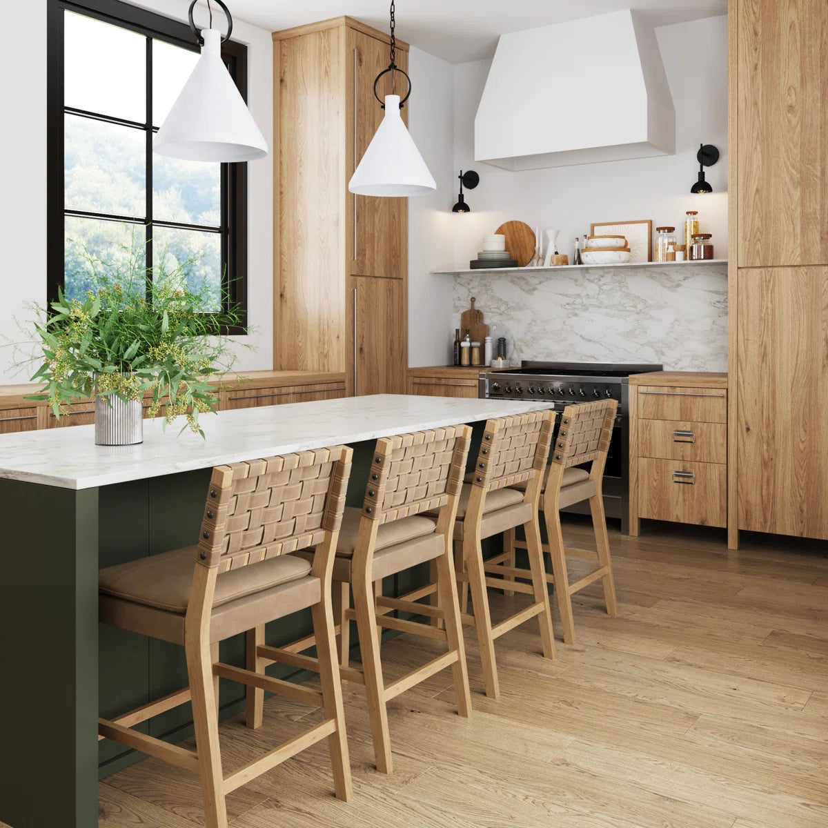 Upholstered Stool 1-Piece