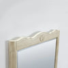 Urbina Wood Flat Wall Mirror