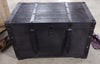 Vintiquewise Brown Large Wooden Storage Trunk