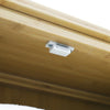 Bamboo Over-The-Toilet Storage Cabinet Bathroom Organizer with Shelf and Cupboard - Brown