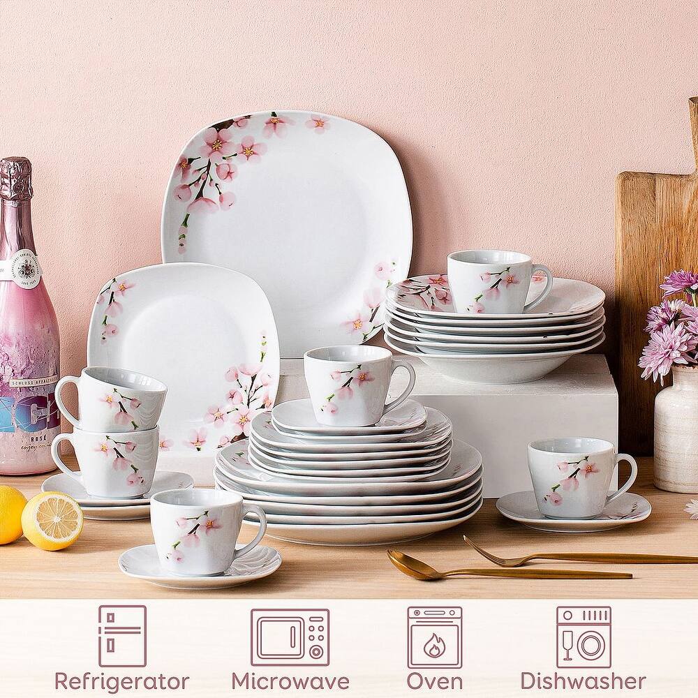 'Annie' Floral Dinnerware Set (Service for 6) - 30 Piece