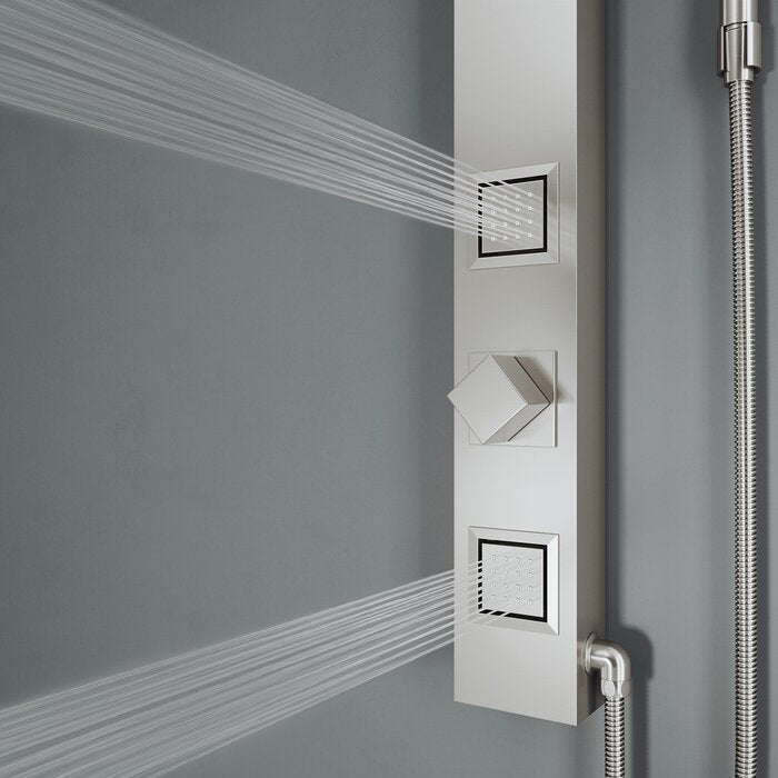 Orchid Retrofit Shower Panel with Fixed Shower Head