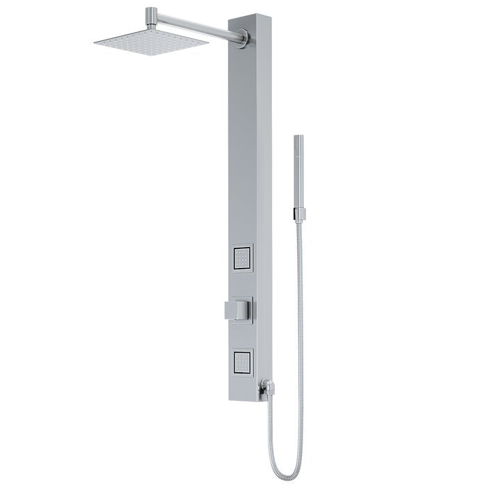Orchid Retrofit Shower Panel with Fixed Shower Head