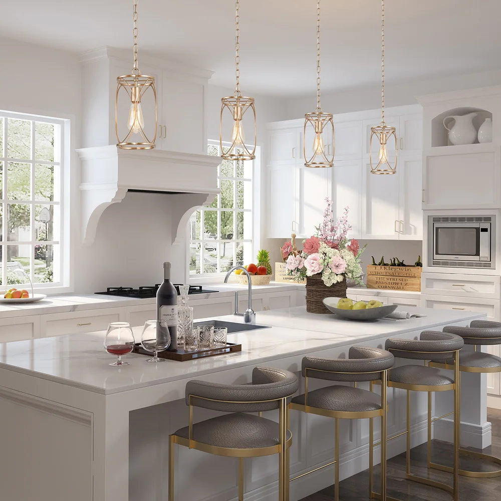 SET OF 3 Velus Modern Farmhouse Mini Pendant