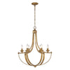 Victoria 6 Light Dimmable Empire Chandelier