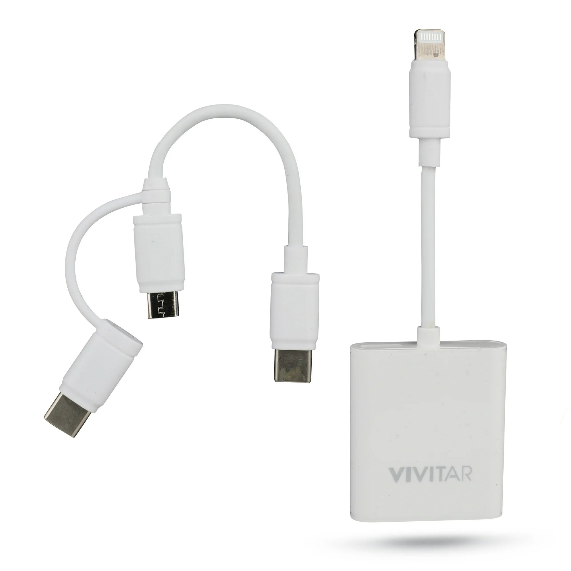 Mobile Micro SD Compact Flash Card Reader with USB Adapter for Memory Cards