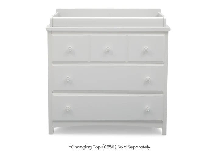 3 Drawer Dresser with Interlocking Drawers