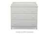 3 Drawer Dresser with Interlocking Drawers