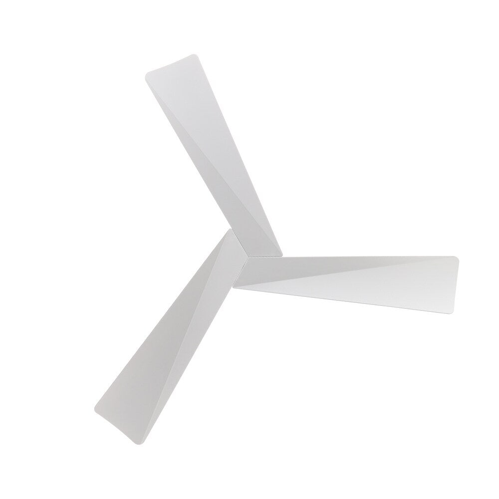 3 ABS Blades DC Motor Ceiling Fan with Remote Control - Gold and White