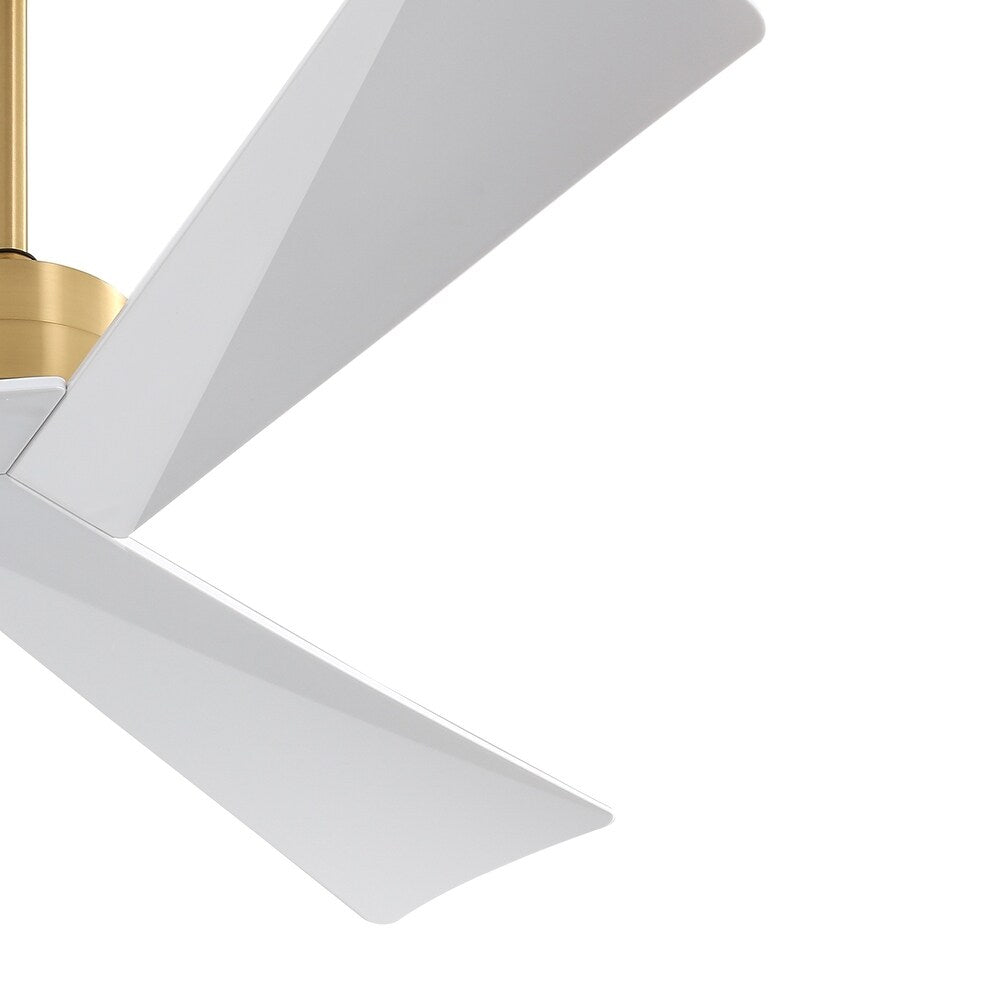 3 ABS Blades DC Motor Ceiling Fan with Remote Control - Gold and White