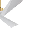 3 ABS Blades DC Motor Ceiling Fan with Remote Control - Gold and White