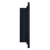 Black W H Recessed Framed Medicine Cabinet with Mirror and Adjustable Shelves
