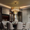 Walt 17 - Light Dimmable Tiered Chandelier