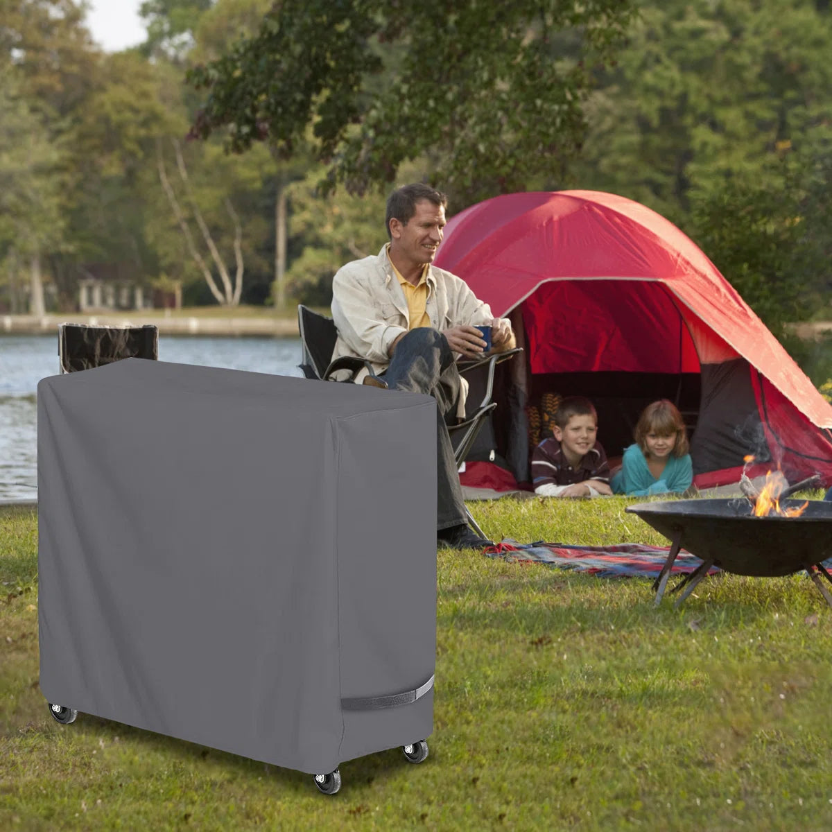 Waterproof Cooler Cover, Gray