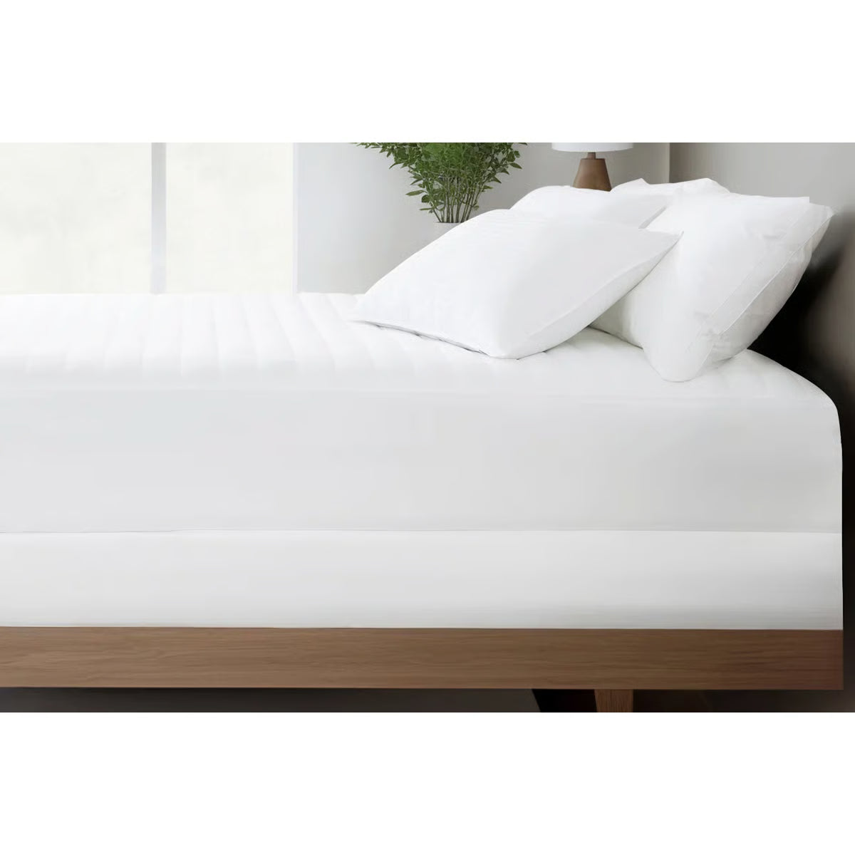 Waterproof Hypoallergenic Fitted Mattress Protector with Comfortable Padding - Twin XL