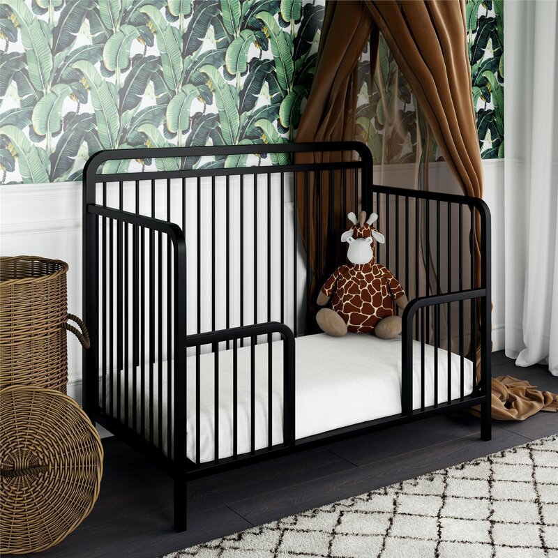 Black Weisberg Toddler Bed Rail