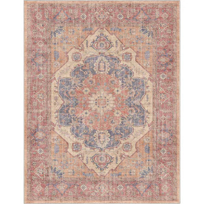 Well Woven Apollo Antigua Persian Oriental Machine Washable Area Rug