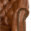 Welsh Leather Wingback Chair