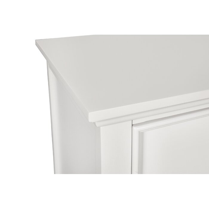 White Westminster Nightstand